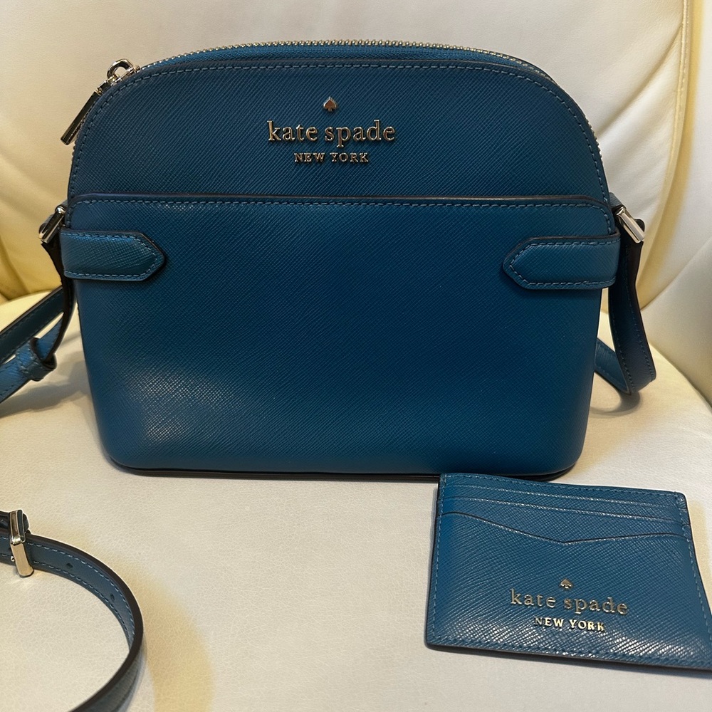 Women's Kate Spade Staci Leather Dome Crossbody w/ Wallet - Picture 3 of 8